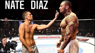 نیت دیاز بی ادب اما پُر رو و فنی 🎙گزارش فارسی🎙 nate diaz highlights