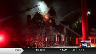 Fire destroys 19th century home