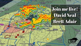 Live Tornado Coverage with Brett and David