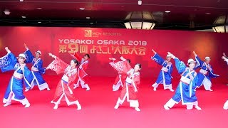 [4K] 天昇なら舞 いちや　よさこい大阪大会 2018 (中央)