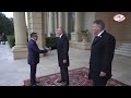 Official welcome ceremony was held for President of Romania Klaus Iohannis