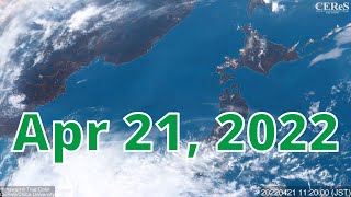 [ひまわり8号]2022年4月21日ひまわり画像ふりかえり（日本域） / CEReS, Chiba University