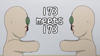 SCP 173 meets SCP 173「SCP Animation」
