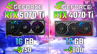 NVIDIA RTX 5070 Ti vs RTX 4070 Ti | Test in 6 Game