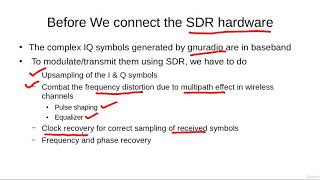 Before We Connect the SDR Hardware