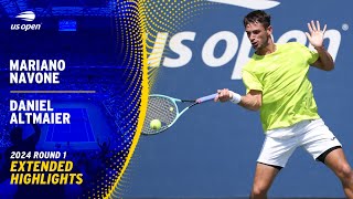 Mariano Navone vs. Daniel Altmaier Extended Highlights | 2024 US Open Round 1