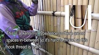 Japanese Bamboo Fences 'Kenninji-gaki\