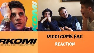 Rkomi - Dove Gli Occhi Non Arrivano | REACTION | Mirko dicci come si fa!!!