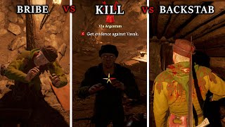 Accept Bribe/Kill/Backstab Vavak (ALL CHOICES) - Kingdom Come: Deliverance 2