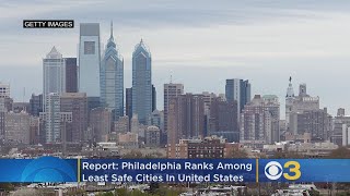 Report: Philadelphia Ranks Among Least Safe Cities In United States