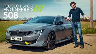 NEW Peugeot 508 SW Sport Engineered Review: Their Most POWERFUL Road Car Ever! | Carfection 4K