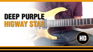 How to play Higway Star from DEEP PURPLE- Electric GUITAR LESSON