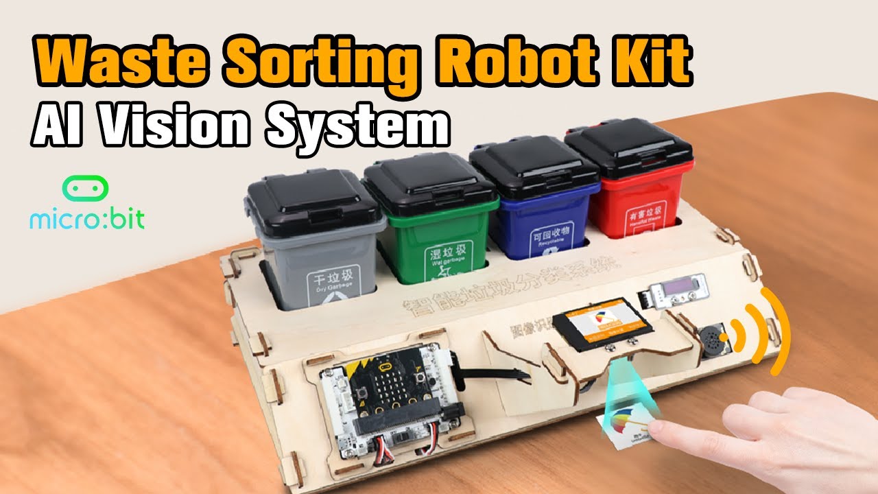 Hiwonder Waste Sorting Robot Kit Demo Video Youtube