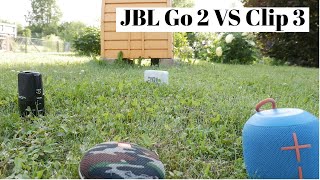 JBL Go 2 vs JBL Clip 3 sound & bass test [OUTDOOR TEST]