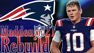 Mac Jones with the Patriots! New England Patriots Realistic Rebuild | Madden NFL 21