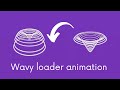 Wavy loader animation effects || Css tutorial