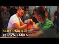 Per Law vs James Bernard Armwrestling Match (Ottawa High Hookers PPV Fundraising)