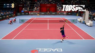 Top Spin 2K25 - Roger Federer Vs Carlos Alcaraz I Basel Open I Legend Difficulty (PS5)