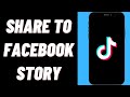 How To Share TikTok To Facebook Story On iPhone