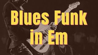 Groovy Blues Funk in E Guitar Backing Track