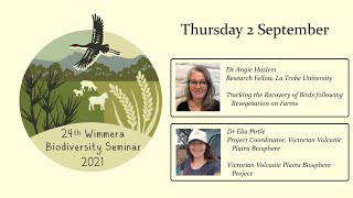 2021 Wimmera Biodiversity Seminar Series: Seminar 1