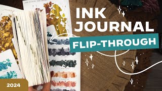 Flipping Through My 1st Completed Fountain Pen \u0026 Ink Journal! · Ideas for Your Hobby-Related Journal