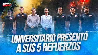 🔴UNIVERSITARIO presentó a sus REFUERZOS | PERÚ debuta en el SUDAMERICANO Sub-20 | Líbero