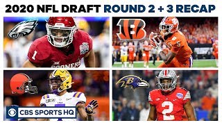 Who had the BEST and WORST picks | 2nd + 3rd Round NFL Draft recap | CBS Sports HQ