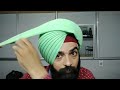 gurmukhi dastar easy way step by step turban sawg jagjit bawa