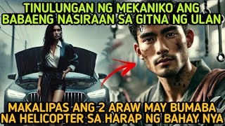 TINULUNGAN NG MEKANIKO ANG BABAENG NASIRAAN SA ULAN, MAKALIPAS ANG 2 ARAW MAY LUMAPAG NA HELICOPTER