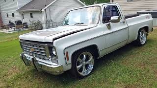Starting a 1978 Chevy C10 truck \