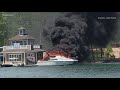 6 people hurt in Lake Lanier boat explosion