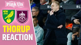 Johannes Hoff Thorup Reaction | Norwich City 1-2 Burnley | The Pink Un