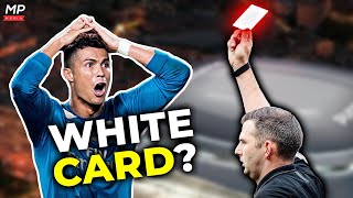 1st ever WHITE CARD in Football 🤔📈😨