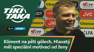 TIKI-TAKA: Kliment je na pěti trefách, dvougólový Hlavatý měl speciální motivaci