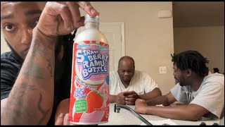 Sangaria Strawberry Ramu Bottle Soda Taste Test Review