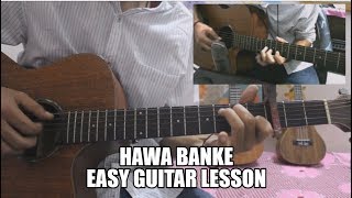 Hawa Banke  -  Darshan Raval - Hindi Guitar Cover Lesson Chords Easy Intro Beginners