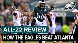 How The Eagles Beat The Falcons | Eagles All-22 Review