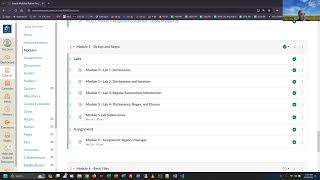 Programming in Python - Module 5 Lab 1 & 2 - Dictionaries - Spring 2024 Term 2