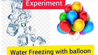 Water freezing experiment | വെള്ളം അങ്ങനെ അങ്ങ് നിൽക്കും| #SKMalluz #shorts #youtubeshorts #ytshorts