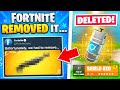 15 Things SECRETLY REMOVED From Fortnite