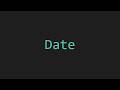 The Date Object In JS