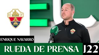 Enrique Navarro previa Elche CF Juvenil - Levante | Jornada 22 | División de Honor