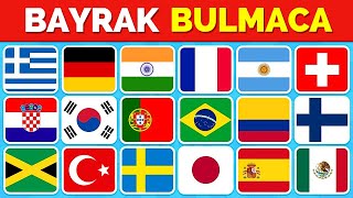 Bayrak TAHMİN Et! 🚩 50 Ülkenin Bayrağını Tahmin Edebilir Misin?