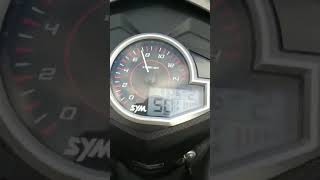 Sym vf 125 2020 top speed