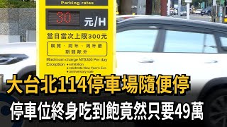 大台北114停車場隨便停　停車位終身吃到飽「只要49萬」－民視新聞