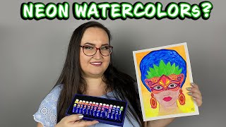 Paul Rubens Opera Watercolor Series Review | Neon Colors? Is it good? (CC)