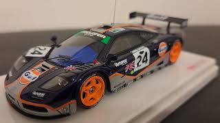 Review:  Gulf 1995 McLaren F1 GTR in 1/43 scale by TSM Model.