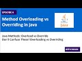Method Overloading vs Overriding in Java | Real-Life Examples Explained Simply (Episode 6)
