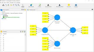 Specific Indirect Effects in SmartPLS 3